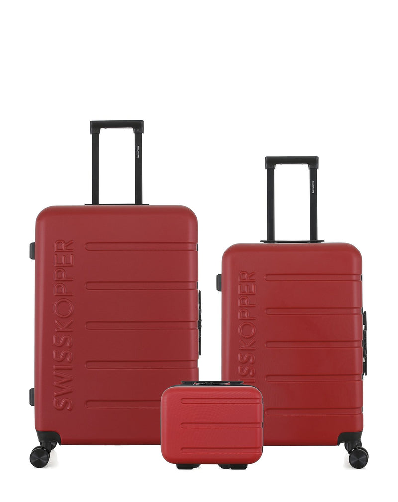 SWISS KOPPER - LOT DE 3 - Valises grand format, weekend et vanity AIGLE