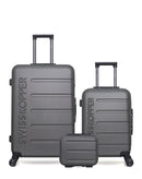 SWISS KOPPER - LOT DE 3 - Valises grand format, cabine et vanity AIGLE