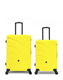 Lot de 2 Valises Rigides Grand Format et Taille Moyenne SERENA