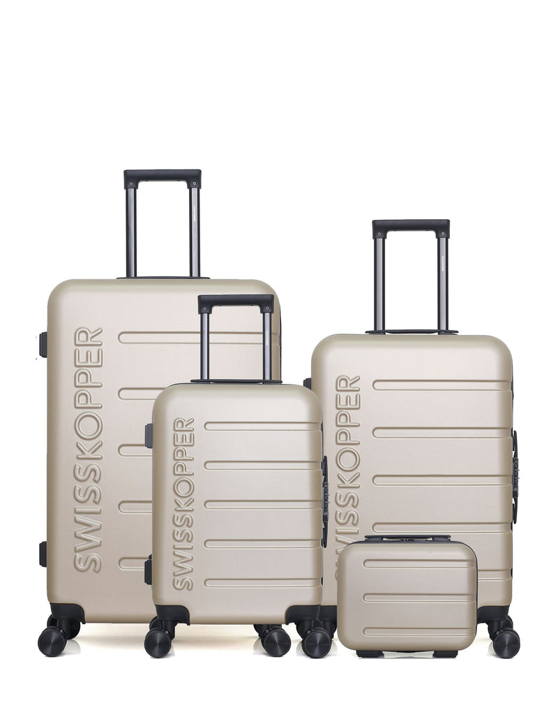 SWISS KOPPER - LOT DE 4 - Valises grand format, weekend, cabine et vanity AIGLE
