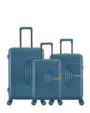 Lot de 3 Valises Rigides Taille Moyenne, Cabine et Cabine XS CELIA