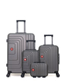 SWISS KOPPER - LOT DE 4 - Valise Grand Format, Valise Cabine, Valise Cabine XXS et Vanity RUTI