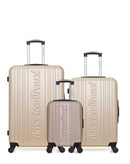 AMERICAN TRAVEL - LOT DE 3 - Valises grand format, weekend et cabine XXS SPRINGFIELD