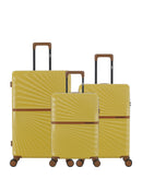 Lot de 3 Valises Rigides Grand Format, Taille Moyenne et Cabine OAKLAND