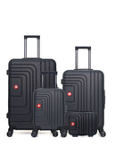 SWISS KOPPER - LOT DE 4 - Valise Grand Format, Valise Week-end, Valise Cabine XXS et Vanity RUTI