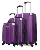 LPB LUGGAGE - Set de 3 Valises AMELIE-A 70 cm 4 Roues