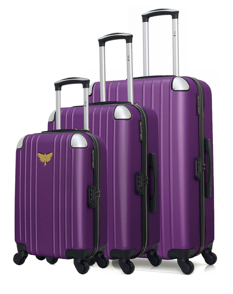LPB LUGGAGE - Set de 3 Valises AMELIE-A 70 cm 4 Roues