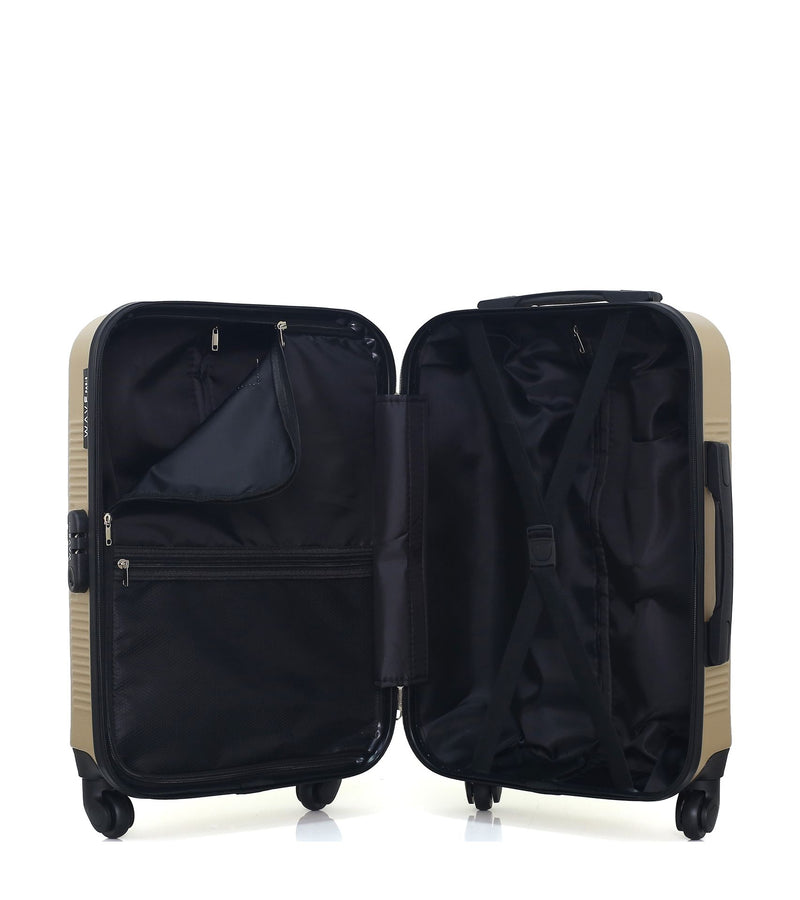 WAVE PARIS - Valise Cabine SELENGA 55 cm 4 Roues