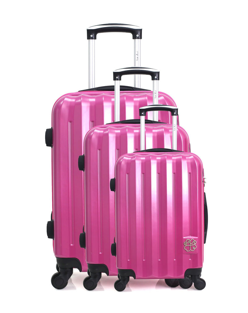 LPB LUGGAGE - SET DE 3 ABS/PC ALISON 4 ROUES