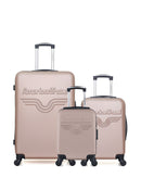 AMERICAN TRAVEL - LOT DE 3 - Valises grand format, cabine et cabine XXS CHELSEA