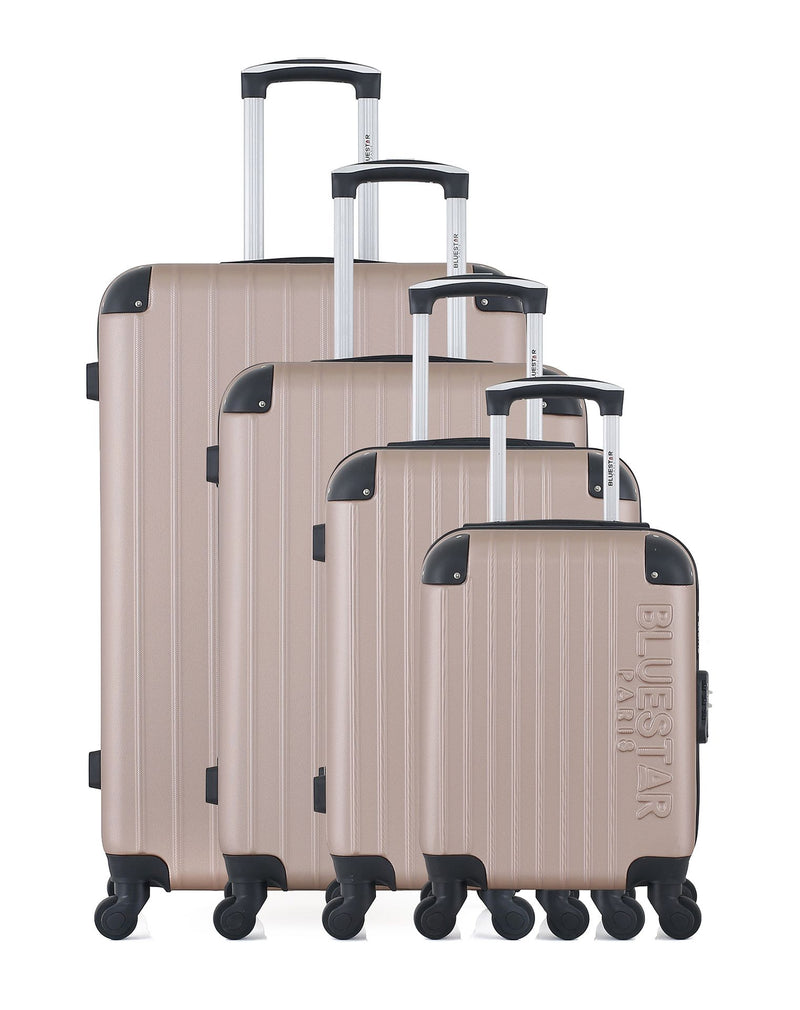 BLUESTAR - Set de 4 Valises BUCAREST-M 75 cm 4 Roues