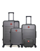 SWISS KOPPER - LOT DE 4 - Valise Grand Format, Valise Week-end, Valise Cabine et Vanity WIL
