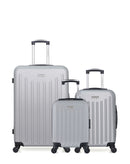 AMERICAN TRAVEL - LOT DE 3 - Valises grand format, cabine et cabine XXS BROOKLYN