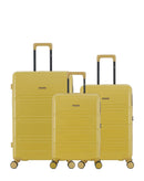 Lot de 3 Valises Rigides Grand Format, Taille Moyenne et Cabine LYNDA