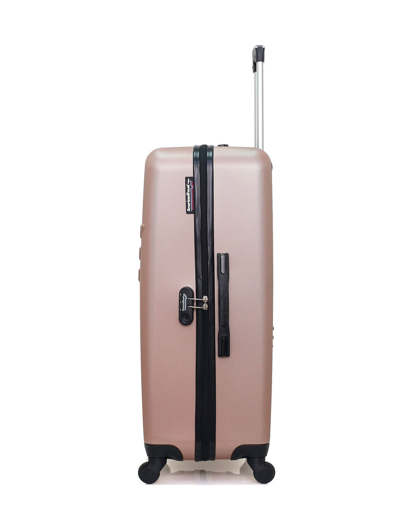 AMERICAN TRAVEL - LOT DE 3 - Valises grand format, cabine et cabine XXS QUEENS