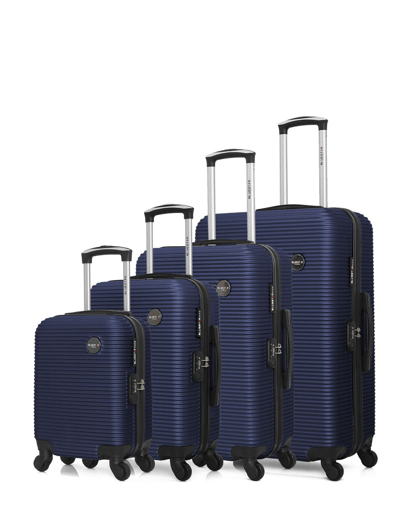 BLUESTAR - Set de 4 Valises LONDON-M 75 cm 4 Roues
