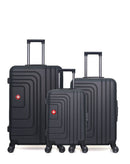 SWISS KOPPER - LOT DE 3 - Valise Grand Format, Valise Week-end et Valise Cabine RUTI