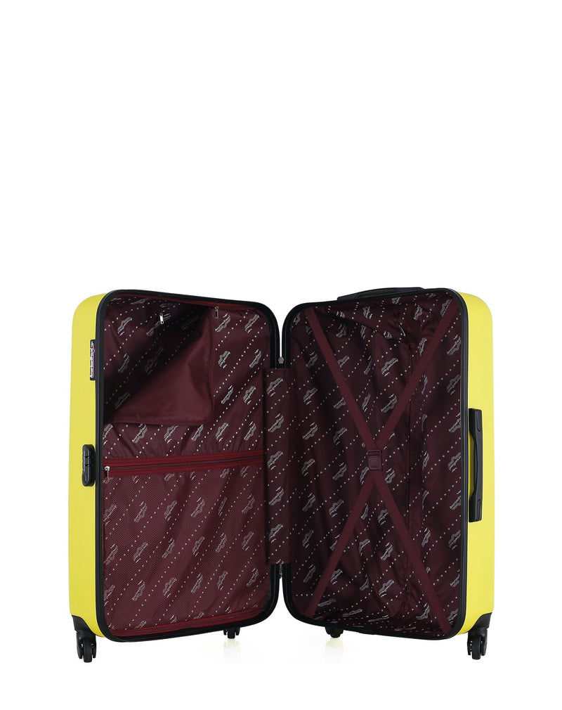 AMERICAN TRAVEL - LOT DE 3 - Valises grand format, cabine et cabine XXS QUEENS