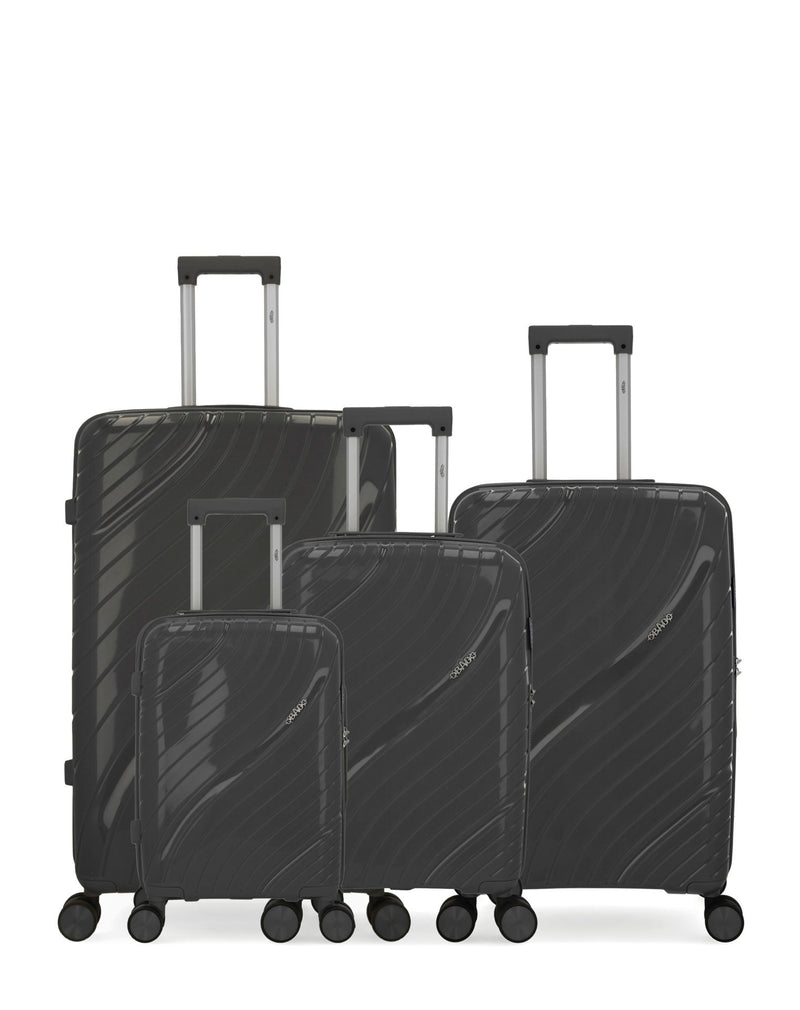 OBAGO - LOT DE 4 - Valises grand format, weekend, cabine et cabine XS LYRA