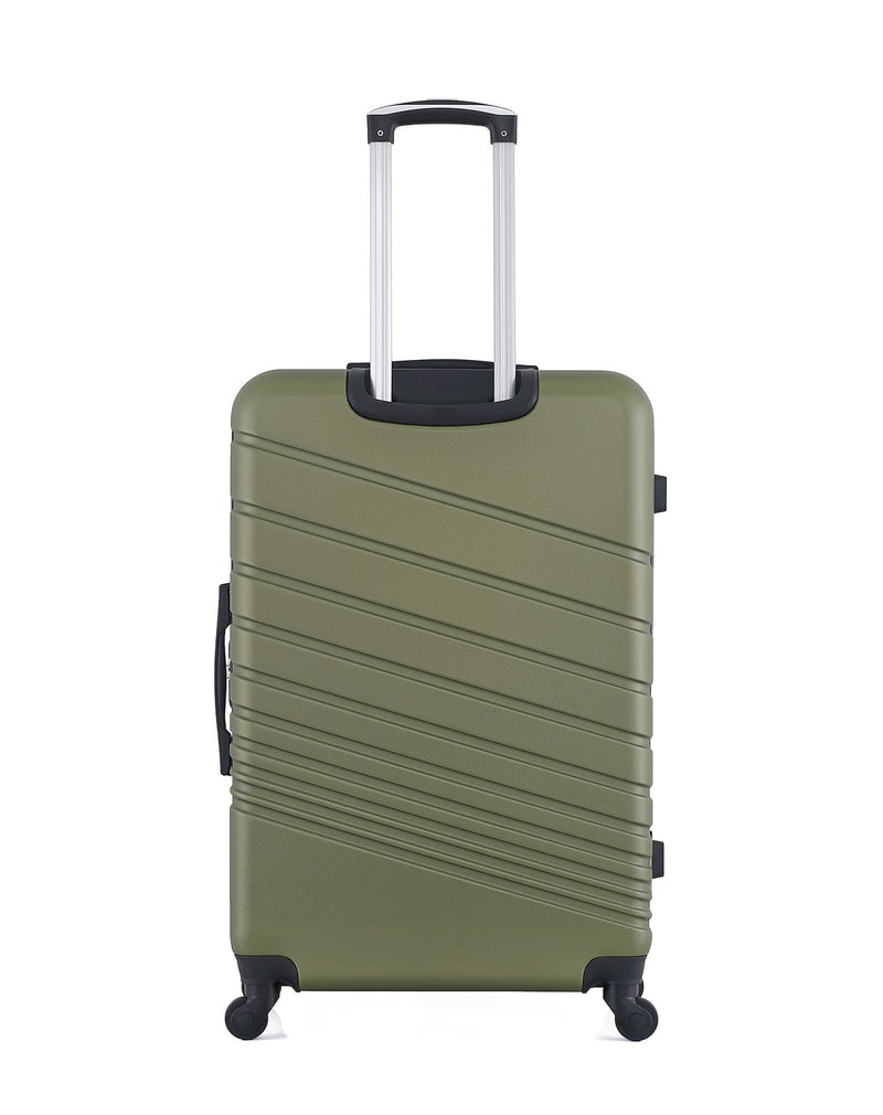 WAVE PARIS - Valise Grand Format ABS TIGRE 4 Roues 75 cm