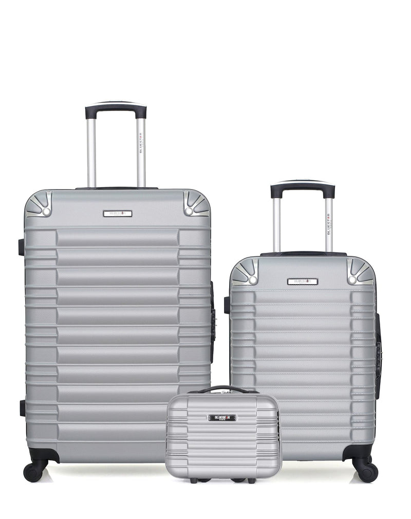 BLUESTAR - LOT DE 3 - Valises grand format, cabine et vanity LIMA