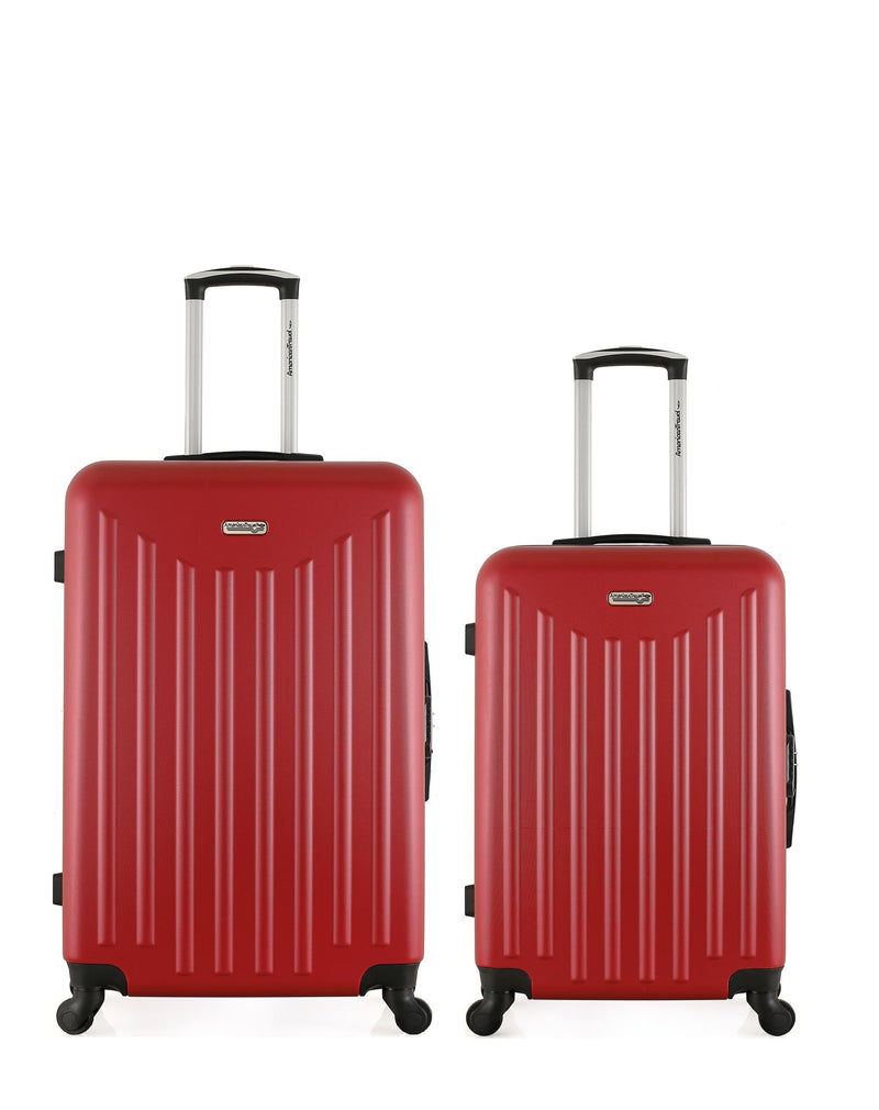 AMERICAN TRAVEL - Lot de 2 - Valises grand format et weekend BROOKLYN