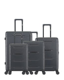 AMERICAN TRAVEL - LOT DE 4 - Valises grand format, weekend, cabine et cabine XS CLEVELAND