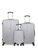 AMERICAN TRAVEL - LOT DE 3 - Valises grand format, weekend et cabine XXS SPRINGFIELD