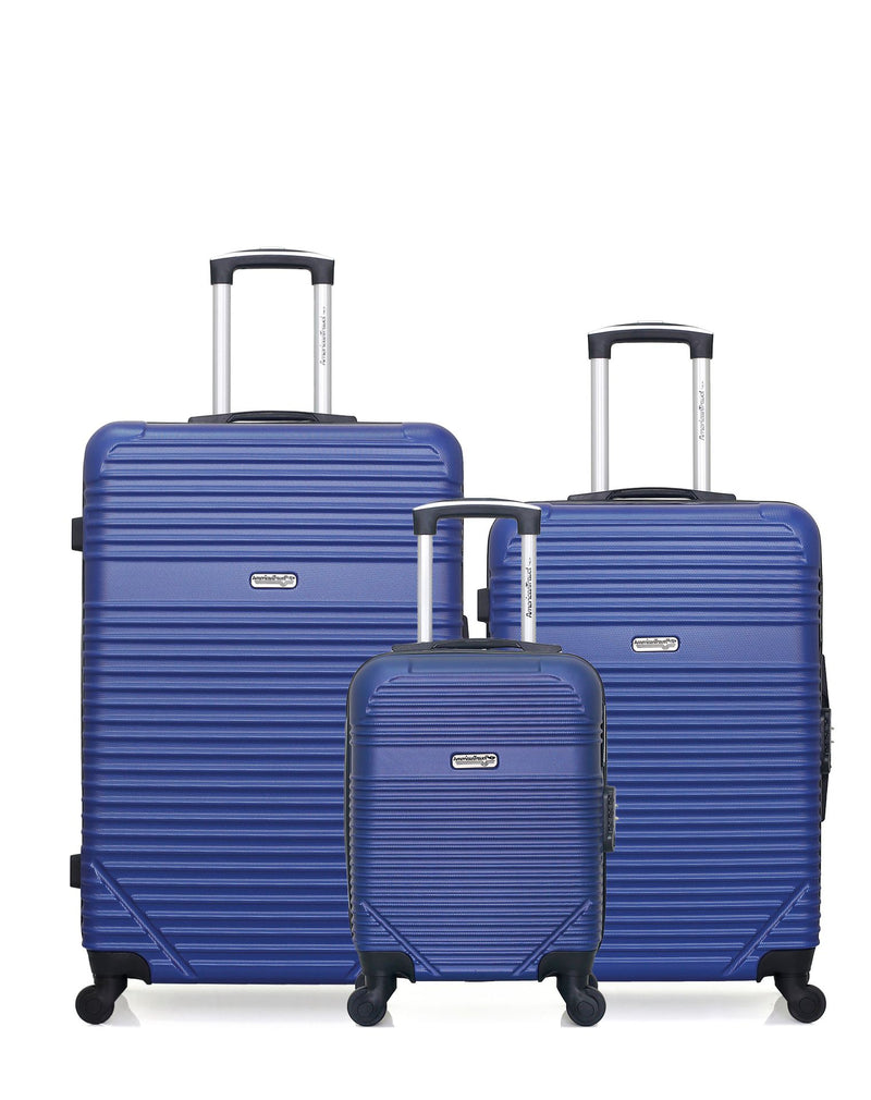 Lot de 3 - Valises grand format, weekend et cabine XXS MEMPHIS