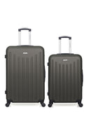 AMERICAN TRAVEL - Lot de 2 - Valises grand format et weekend BROOKLYN