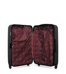 AMERICAN TRAVEL - LOT DE 3 - Valises grand format, weekend et cabine BROOKLYN