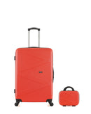 WAVE PARIS - Lot de 2 - Valises Grand Format et Vanity AMAZONE
