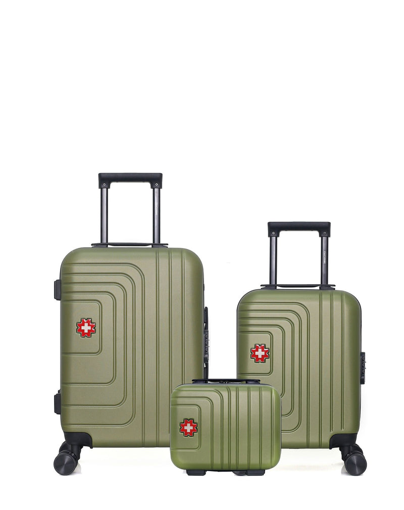 SWISS KOPPER - LOT DE 3 - Valises cabine, cabine XXS et vanity RUTI