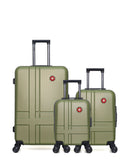 SWISS KOPPER - LOT DE 3 - Valise Grand Format, Valise Cabine et Valise Cabine XXS USTER