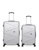 WAVE PARIS - Lot de 2 - Valise grand format et valise weekend AMAZONE