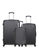 AMERICAN TRAVEL - LOT DE 3 - Valises grand format, weekend et cabine BUDAPEST