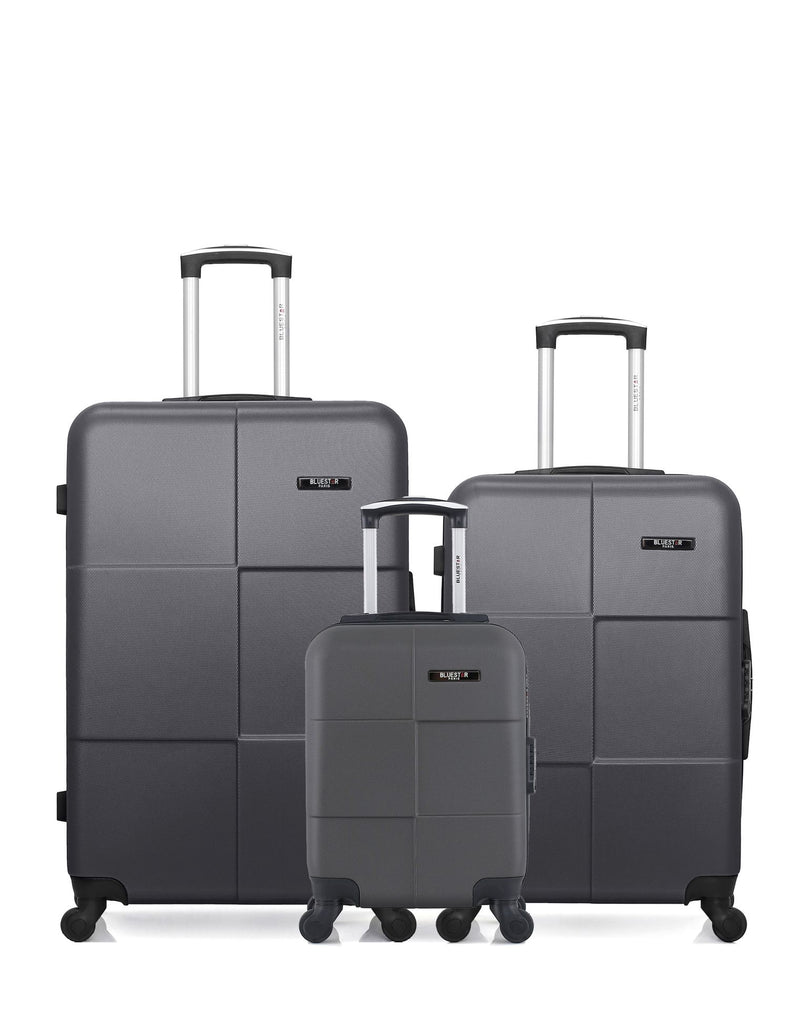 BLUESTAR - LOT DE 3 - Valises grand format, weekend et cabine XXS MIAMI