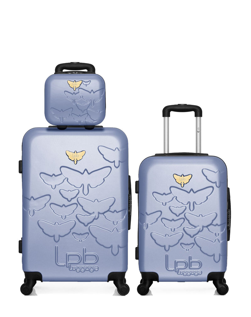 LPB LUGGAGE  -  Lot de 3  -  Valise weekend , valise cabine et vanity AELYS