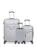 AMERICAN TRAVEL - LOT DE 3 - Valises grand format, cabine et cabine XXS CHELSEA