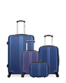 HERO - LOT DE 4 - Valises grand format, cabine, cabine XXS et vanity LIPARI