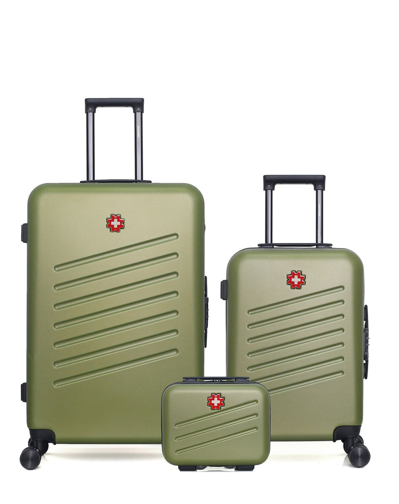 SWISS KOPPER - LOT DE 3 - Valises grand format, cabine et vanity ZURICH