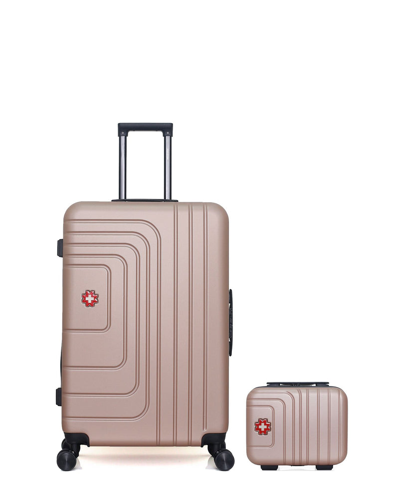 SWISS KOPPER - Lot de 2 - Valise grand format et vanity RUTI