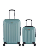 AMERICAN TRAVEL - LOT DE 2 - Valise Week-end et Valise Cabine XXS BROOKLYN