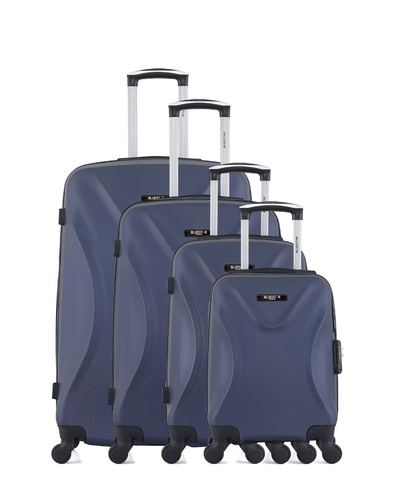 BLUESTAR - Set de 4 Valises GARIBALDI-M 75 cm 4 Roues