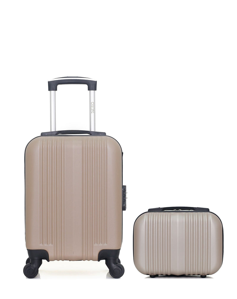 HERO - LOT DE 2 - Valises cabine XXS et vanity LIPARI