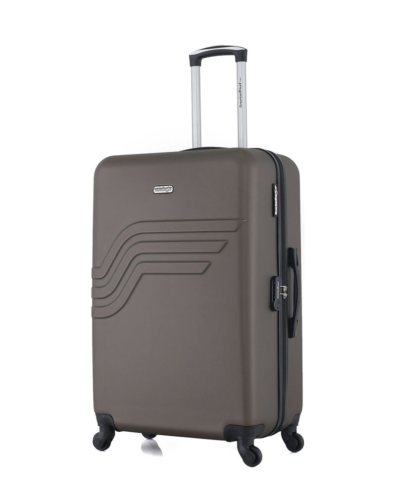 AMERICAN TRAVEL - Valise Grand Format ABS QUEENS 4 Roues 75 cm