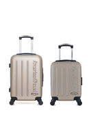 AMERICAN TRAVEL - LOT DE 2 - Valises cabine et cabine XXS BRONX