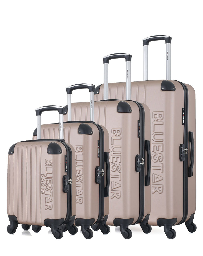 BLUESTAR - Set de 4 Valises BUCAREST-M 75 cm 4 Roues