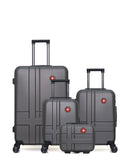 SWISS KOPPER - LOT DE 4 - Valise Grand Format, Valise Cabine, Valise Cabine XXS et Vanity USTER