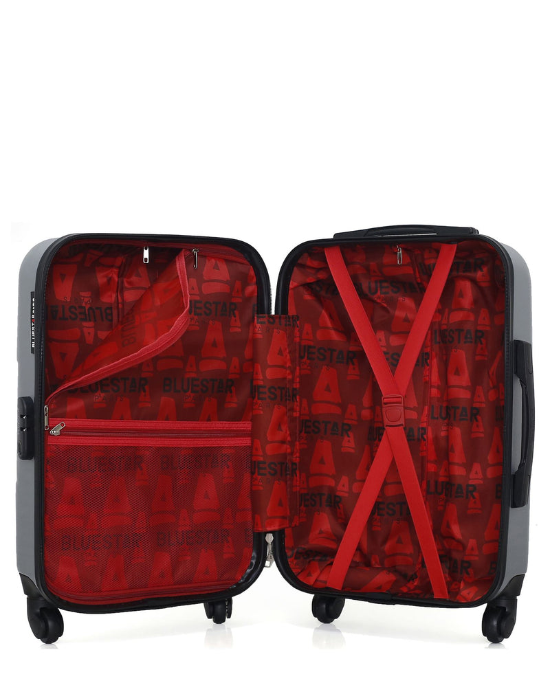 BLUESTAR - Valise Cabine MIAMI 55 cm 4 Roues